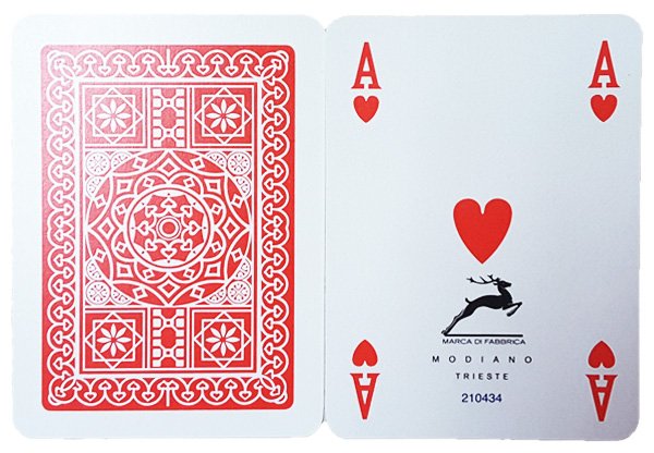 Modiano Poker N98 cartes marquées